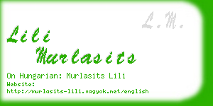 lili murlasits business card